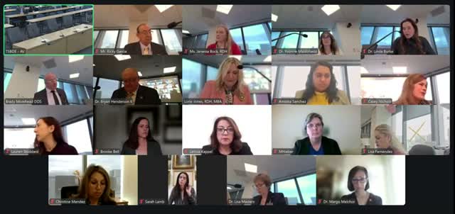 Board adopts rule chapters on auxiliary duties, clarifies orthodontic-device rules and flags RDA registration concerns