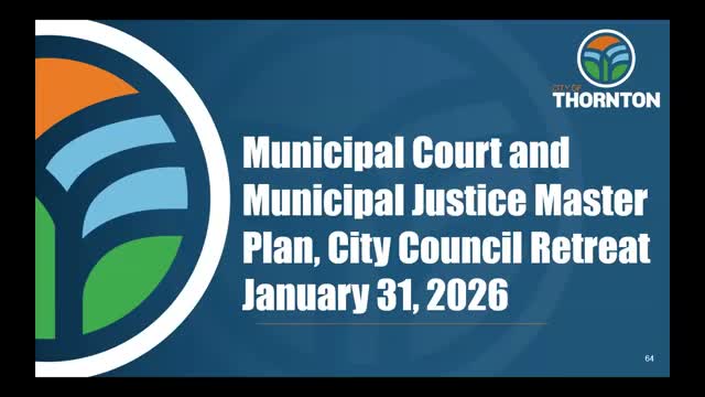 Council hears municipal court master-plan briefing as staff weigh probation, facilities and case management