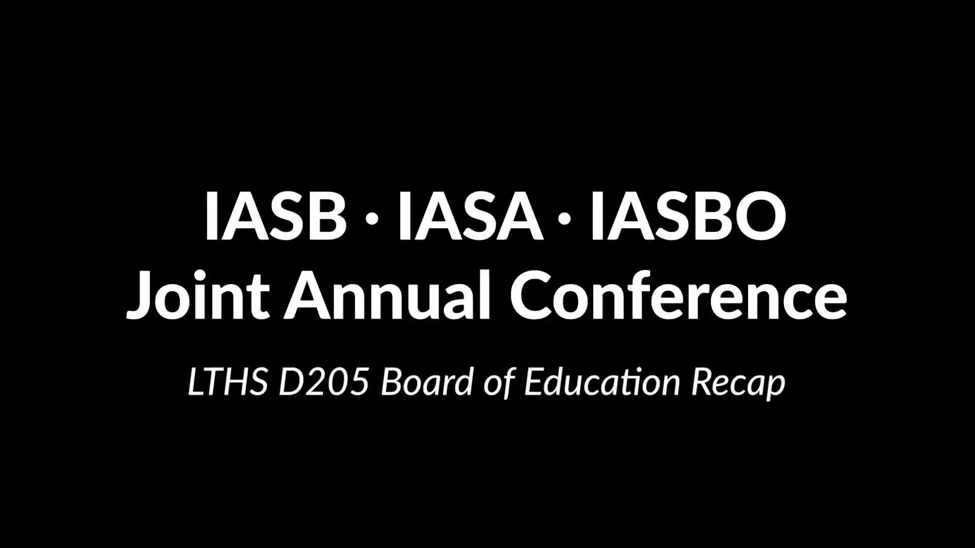 Lockport Twp. HSD 205 board members report IASB conference takeaways on trust, onboarding and community messaging