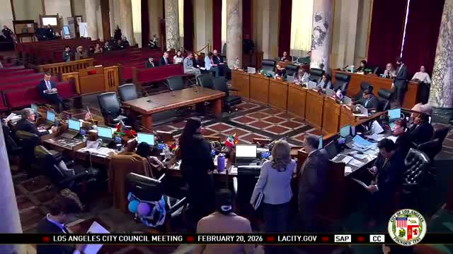 City Council adopts resolution opposing federal housing verification rule; vote 12-0