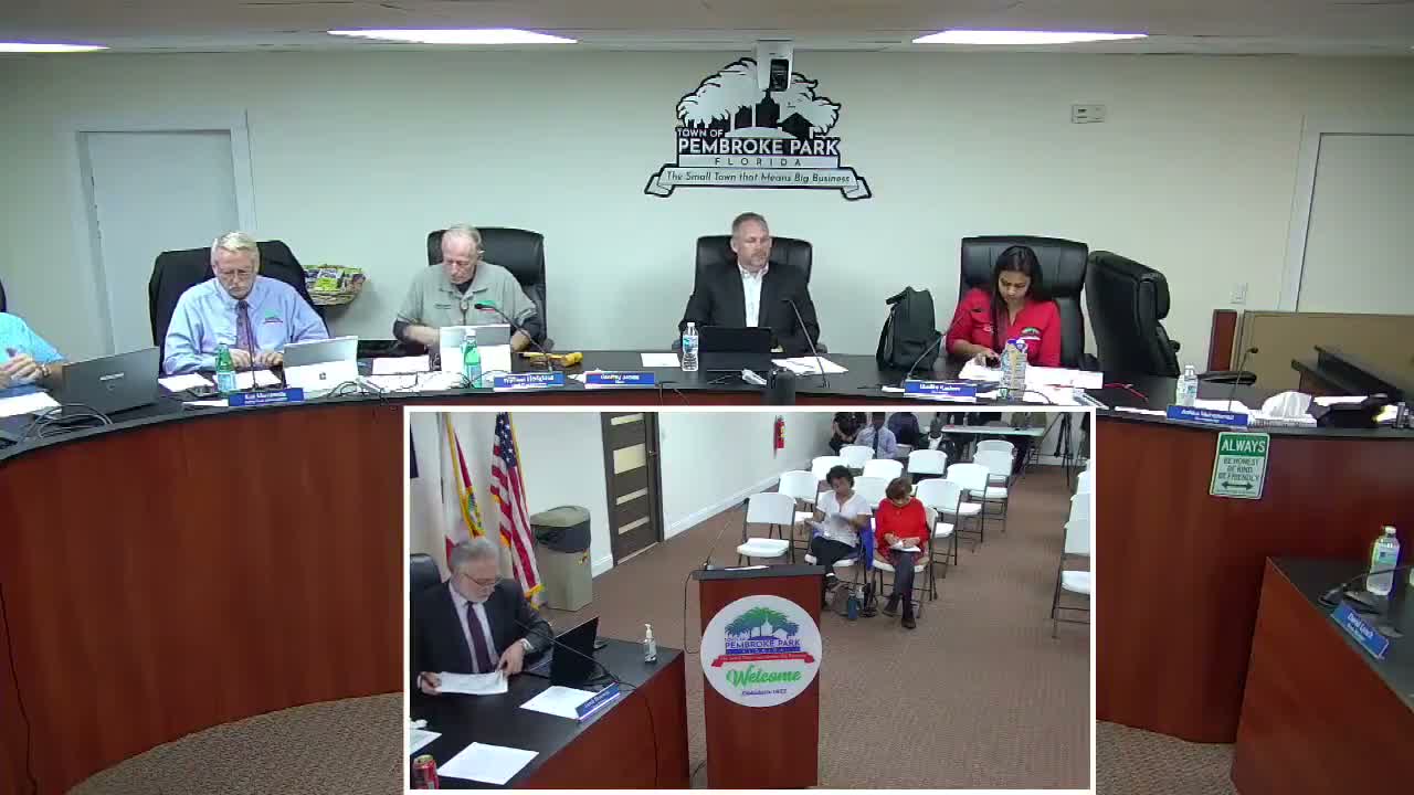 Pembroke Park commission adopts ticket-tracking policy after OIG recommendation