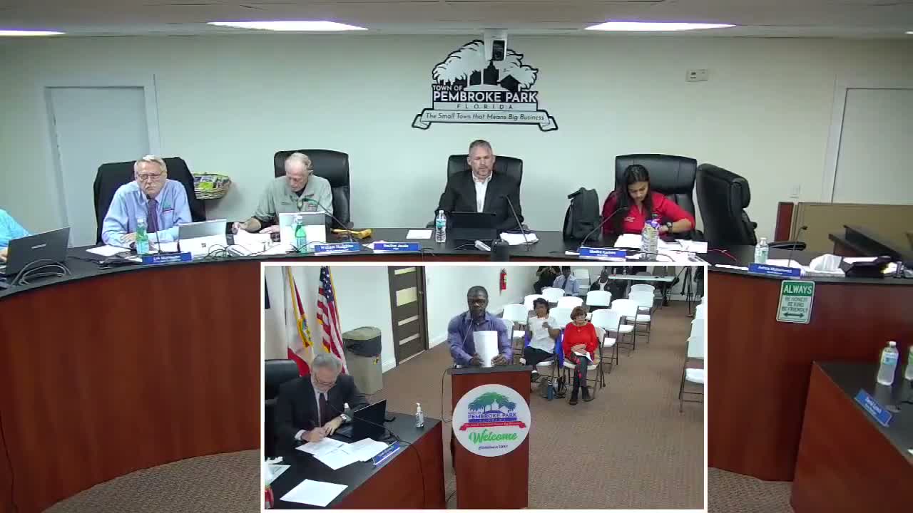 Quick take: other approvals, contract change and ordinances at Pembroke Park meeting