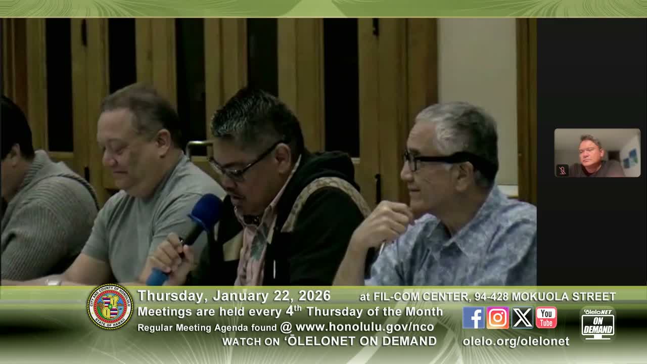 Fire, police give December statistics; residents press HPD on parking and noise enforcement