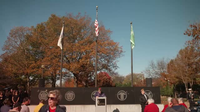 Ceremonial Veterans Day program held in Oak Lawn; no formal government actions recorded