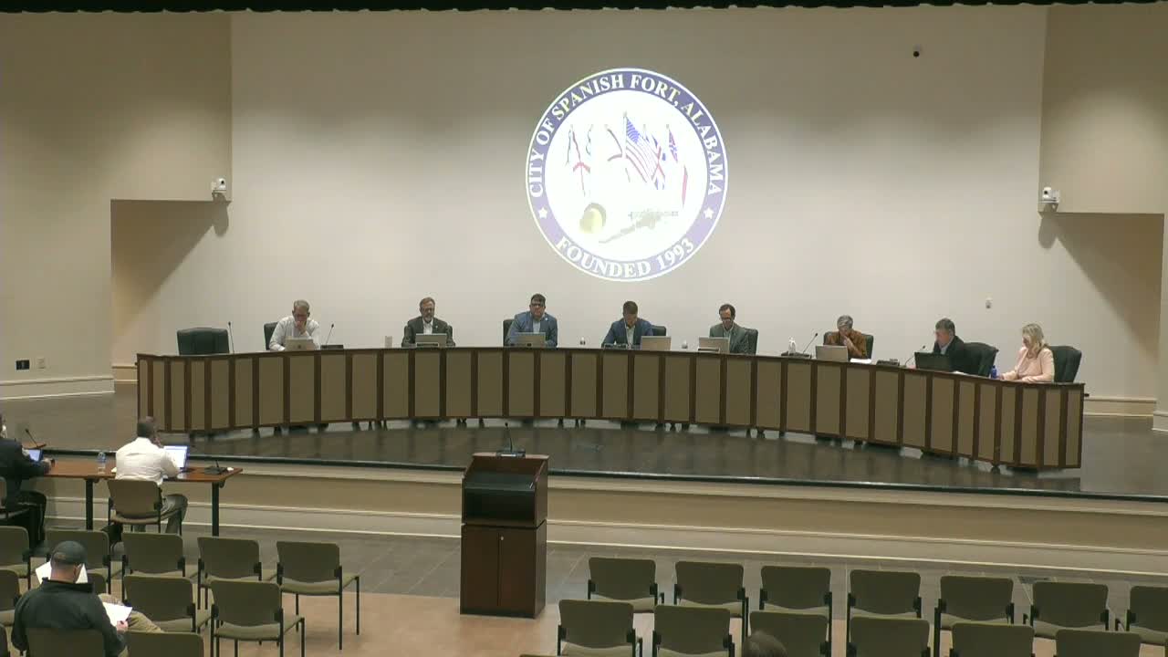 Spanish Fort council approves resolution authorizing temporary administrative hire