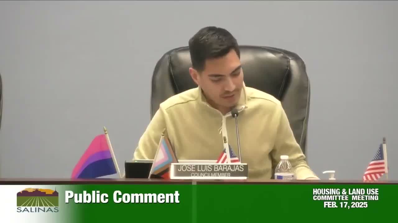 Salinas committee hears predevelopment plans for Chinatown Soledad Street sites; no votes due to lack of quorum