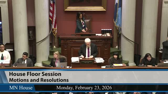Minnesota House adopts joint-session deadlines, reassigns bills and adjourns until Feb. 25