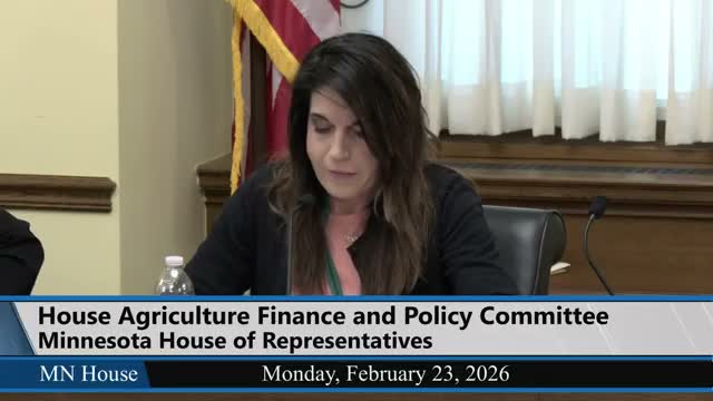 House committee debates revisions to Farm Down Payment Assistance program; zoning and acreage thresholds draw pushback