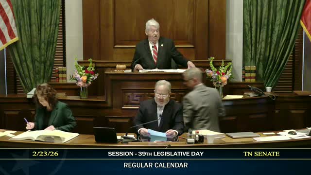 Votes at a glance: key measures passed by the Tennessee Senate Feb. 24