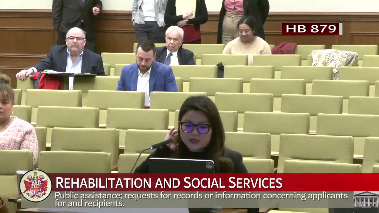 Bill would require notices when agencies receive requests for public-assistance applicants’ personal data