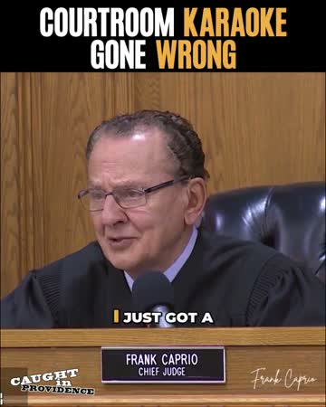 Defendant sings in Municipal Court of Providence during brief exchange over alleged speeding