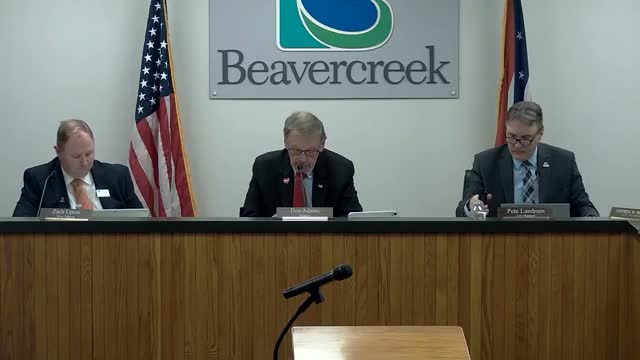 Council advances updated Plan Beavercreek land‑use plan to second reading