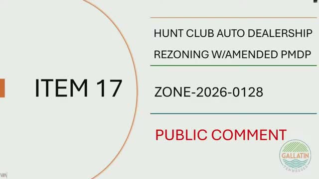Gallatin planning panel recommends denial of Hunt Club auto-dealership rezoning after hours of public opposition