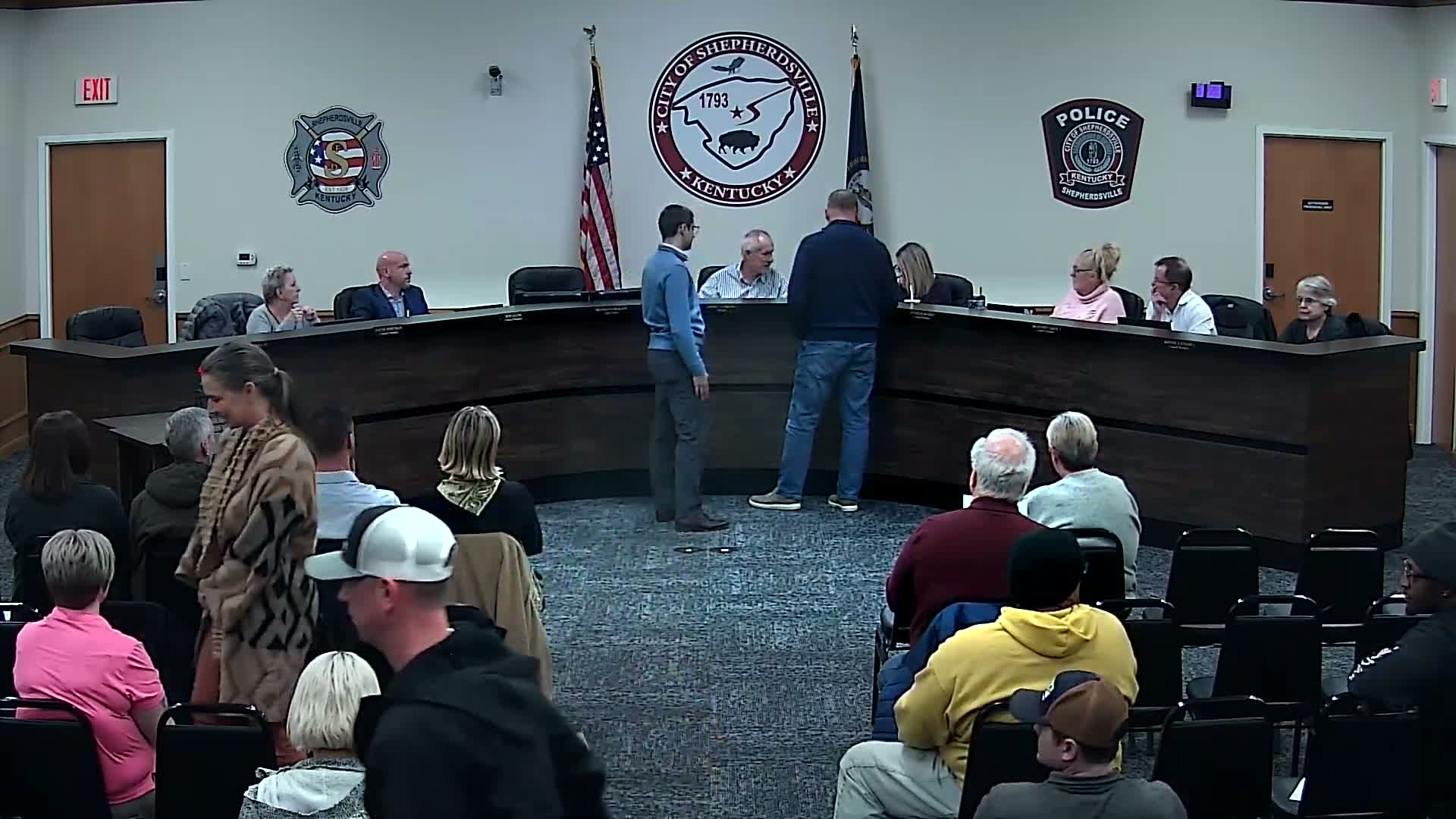 Shepherdsville reviews multiple amphitheater bids; staff to compile bid tab