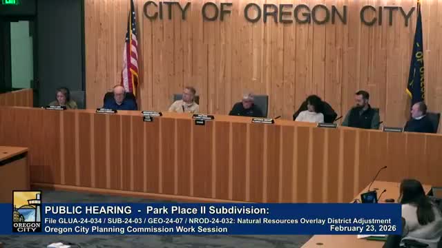 Oregon City planning panel continues Park Place 2 hearing after hours of safety and environmental testimony