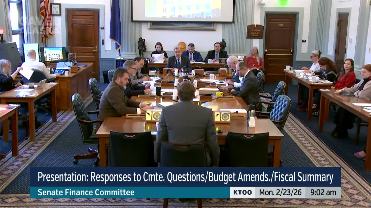 Legislative fiscal office: FY26 post-transfer deficit $336.8M; oil price swings could materially change outlook