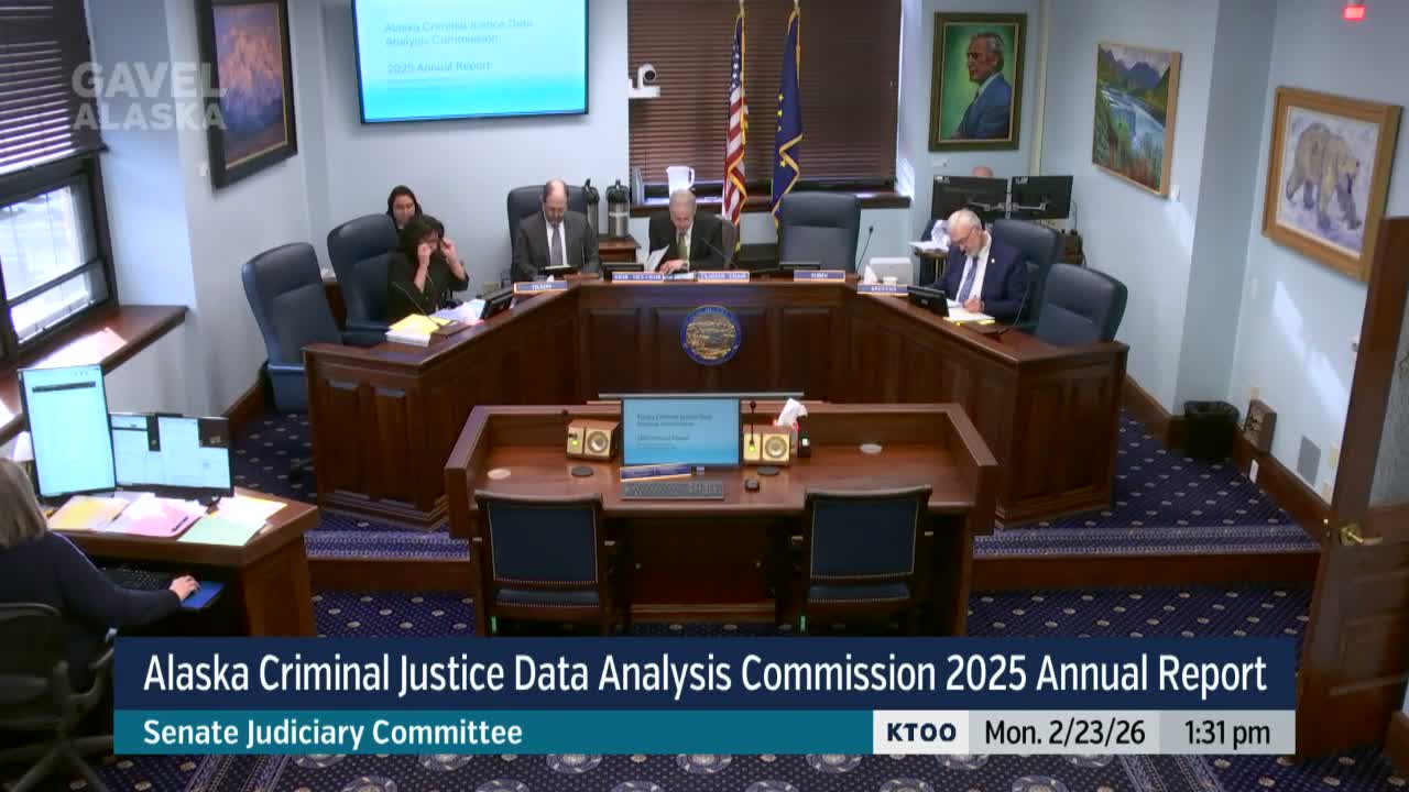 Alaska Judicial Council tells Senate Judiciary Committee recidivism stats reflect measurement limits