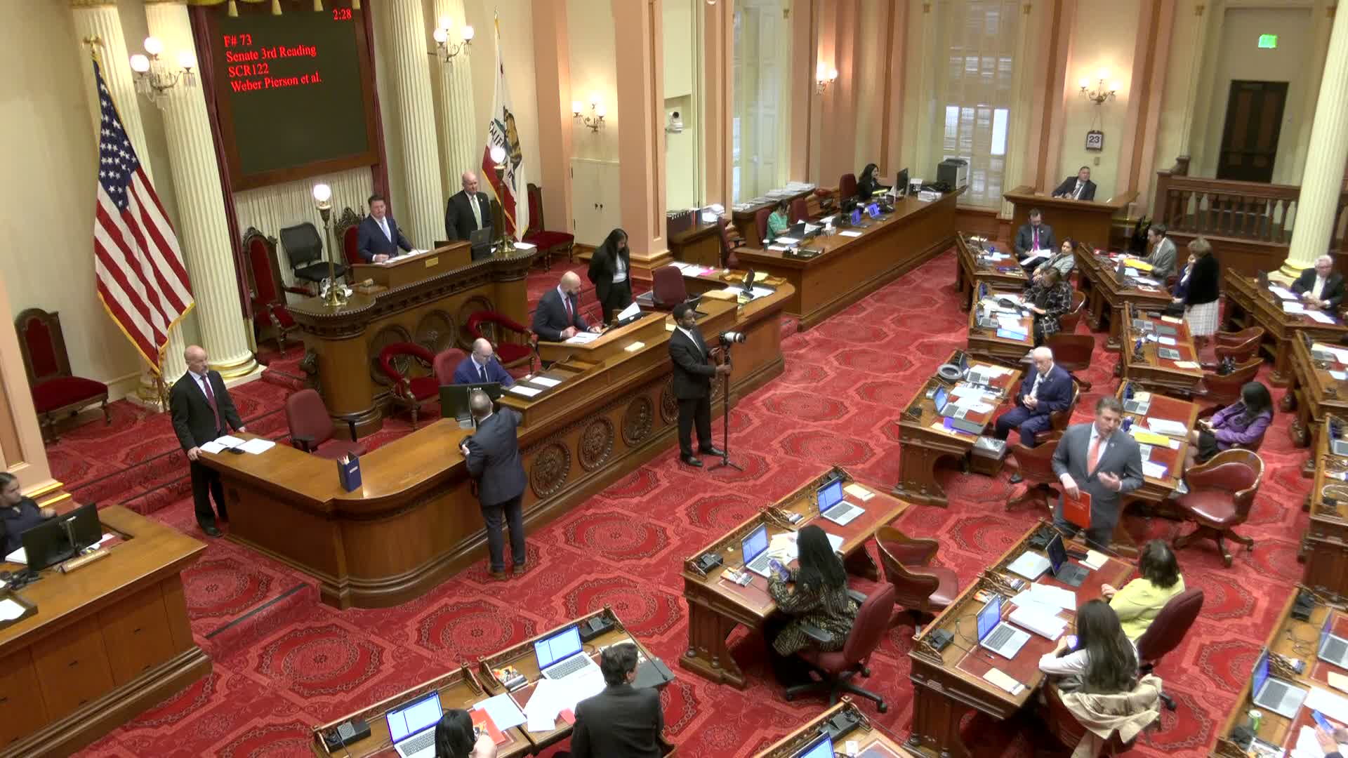 Senate adopts concurrent resolution marking centennial of Black History Month and honors 20 'unsung heroes'