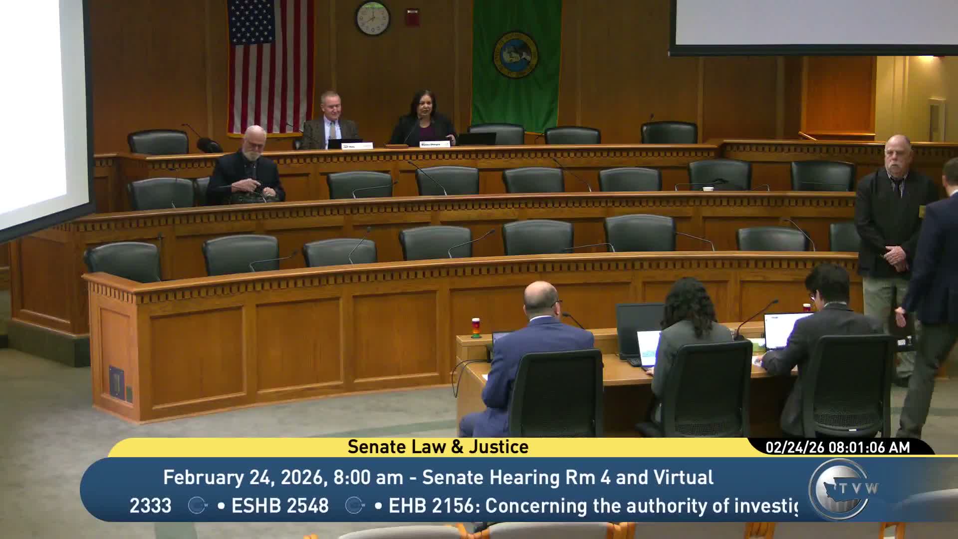 Final Law and Justice Committee session forwards a slate of public-safety and administrative bills