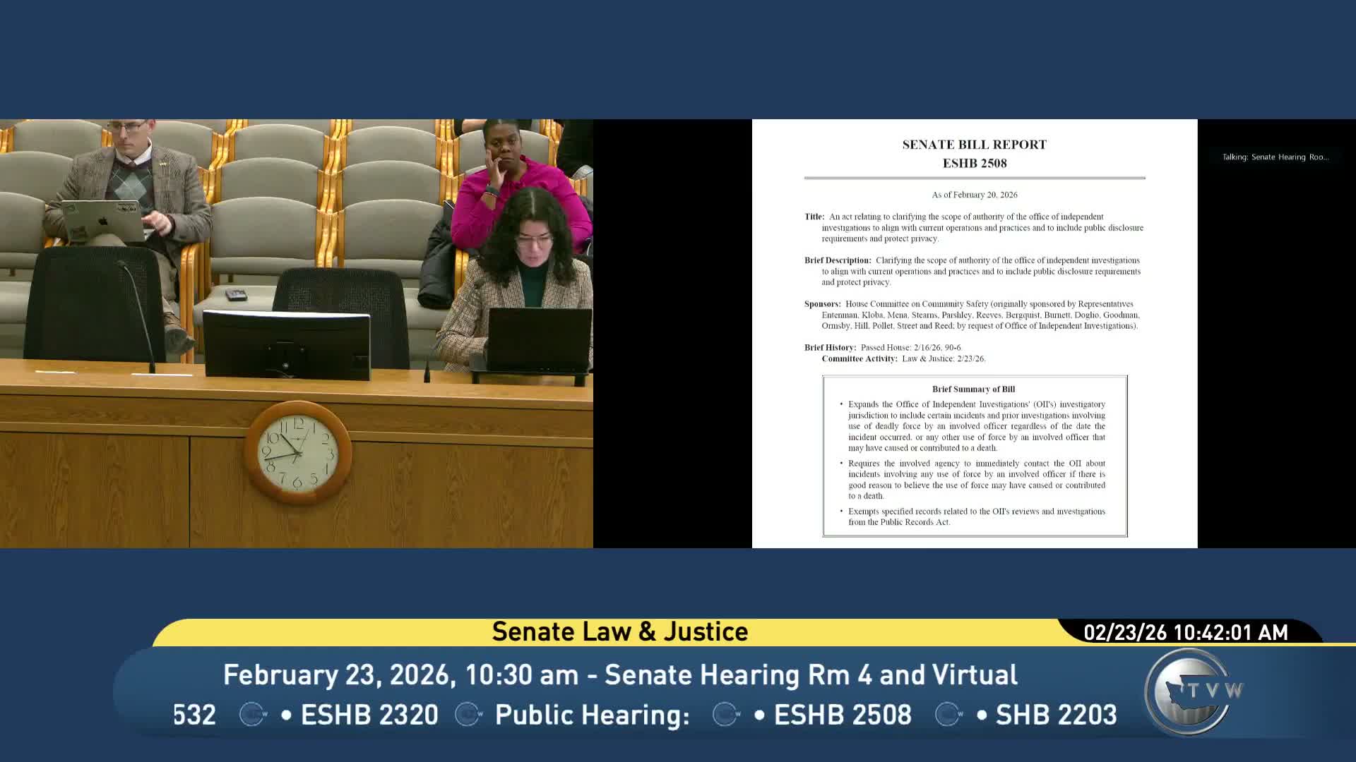 Bill would let state investigators review older deadly-force incidents, OII says