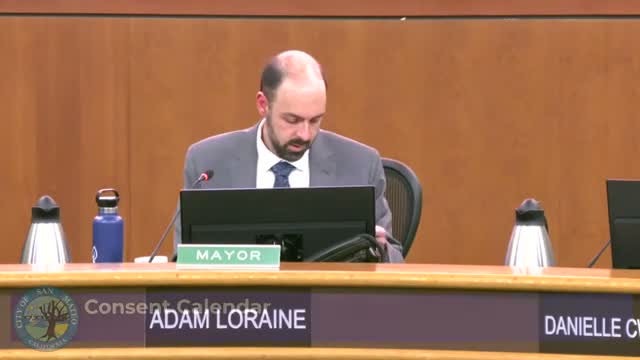San Mateo council approves consent items, personnel pay adjustments and meeting extensions