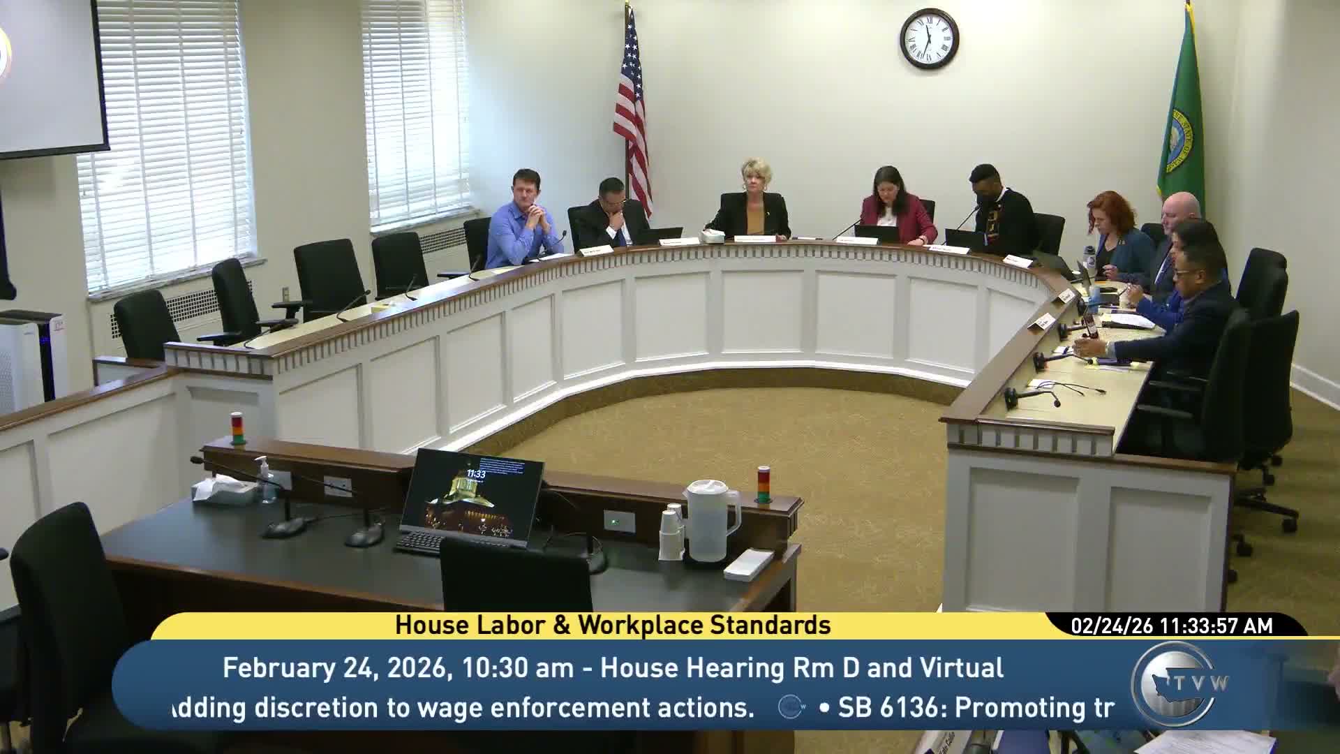 Committee reports six bills out with due-pass recommendations after executive session