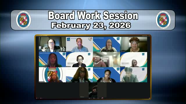 Board previews NSBA presentation on accountability metrics and governance