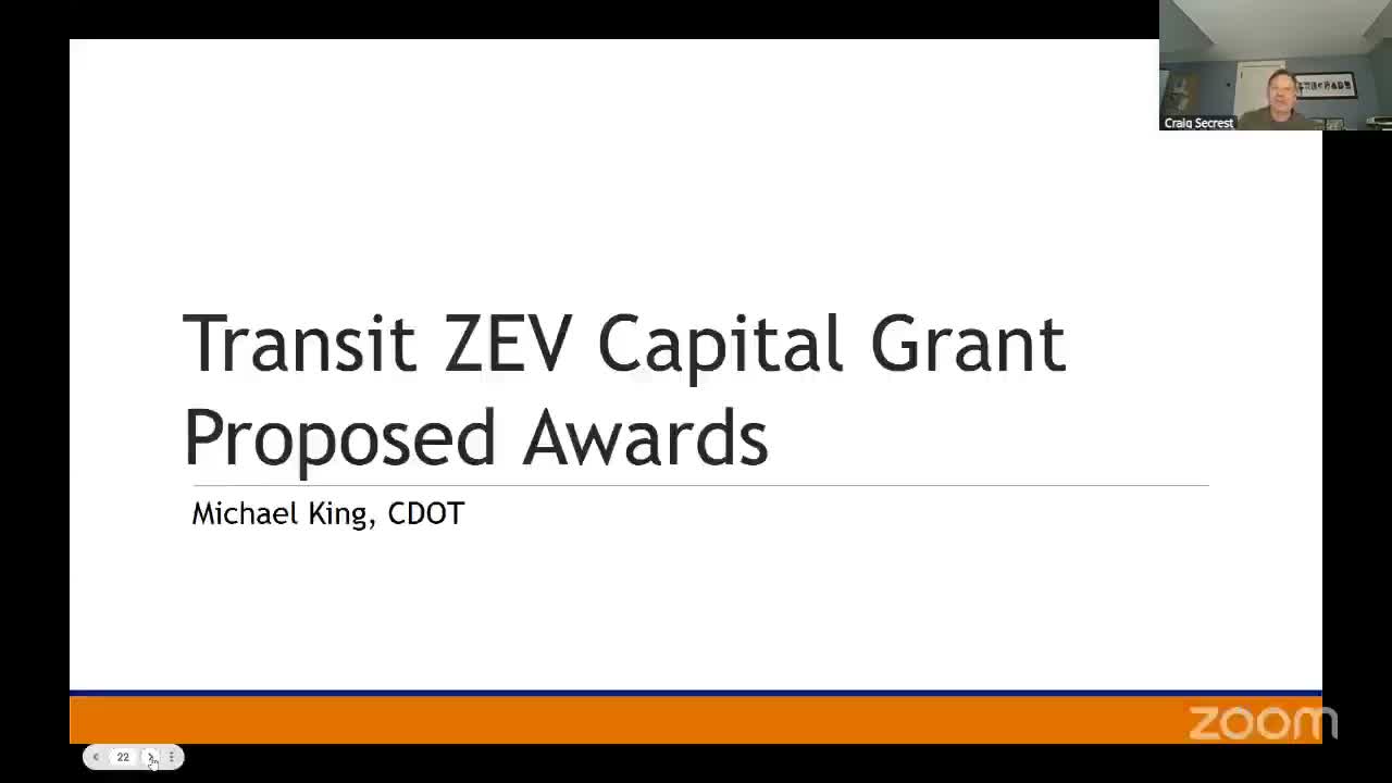 CTE recommends roughly $30M in capital grants; board approves awards for vehicles, chargers and one facility