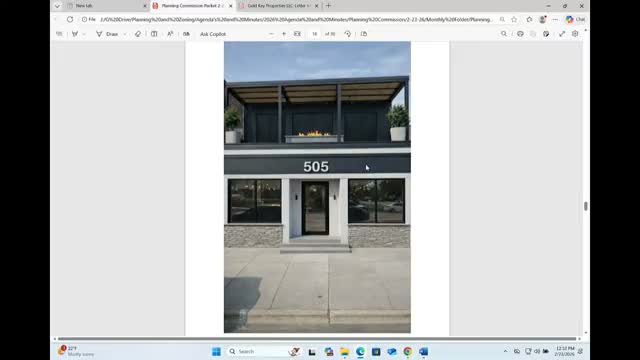 Mitchell planning board approves 505 North Main plan and Rodeo Blues plat; variance vote not finalized in transcript