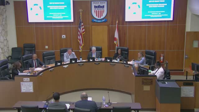 Delray Beach commissioners postpone workshop after materials arrived late