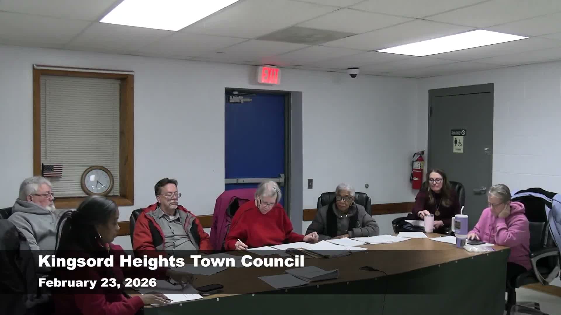 Kingsford Heights council orders executive session after dispute over time cards and payroll liaison