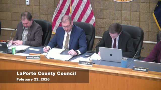 LaPorte County Council approves multiple appropriations, encumbrances and a bridge-tender hire