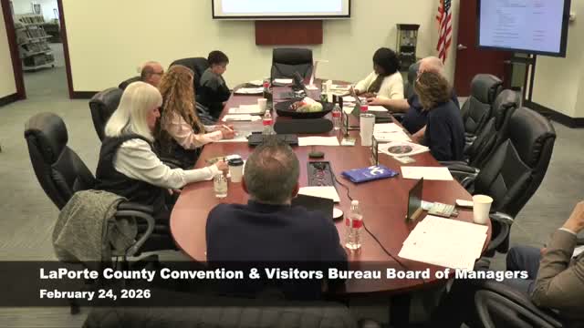 LaPorte County CVB approves one-year rollover with RWO; staff highlight early-year marketing and events