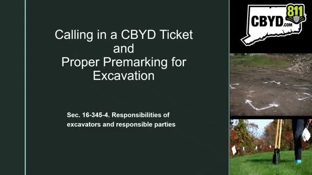 Connecticut regulators detail ‘Call Before You Dig’ premarking rules and best practices