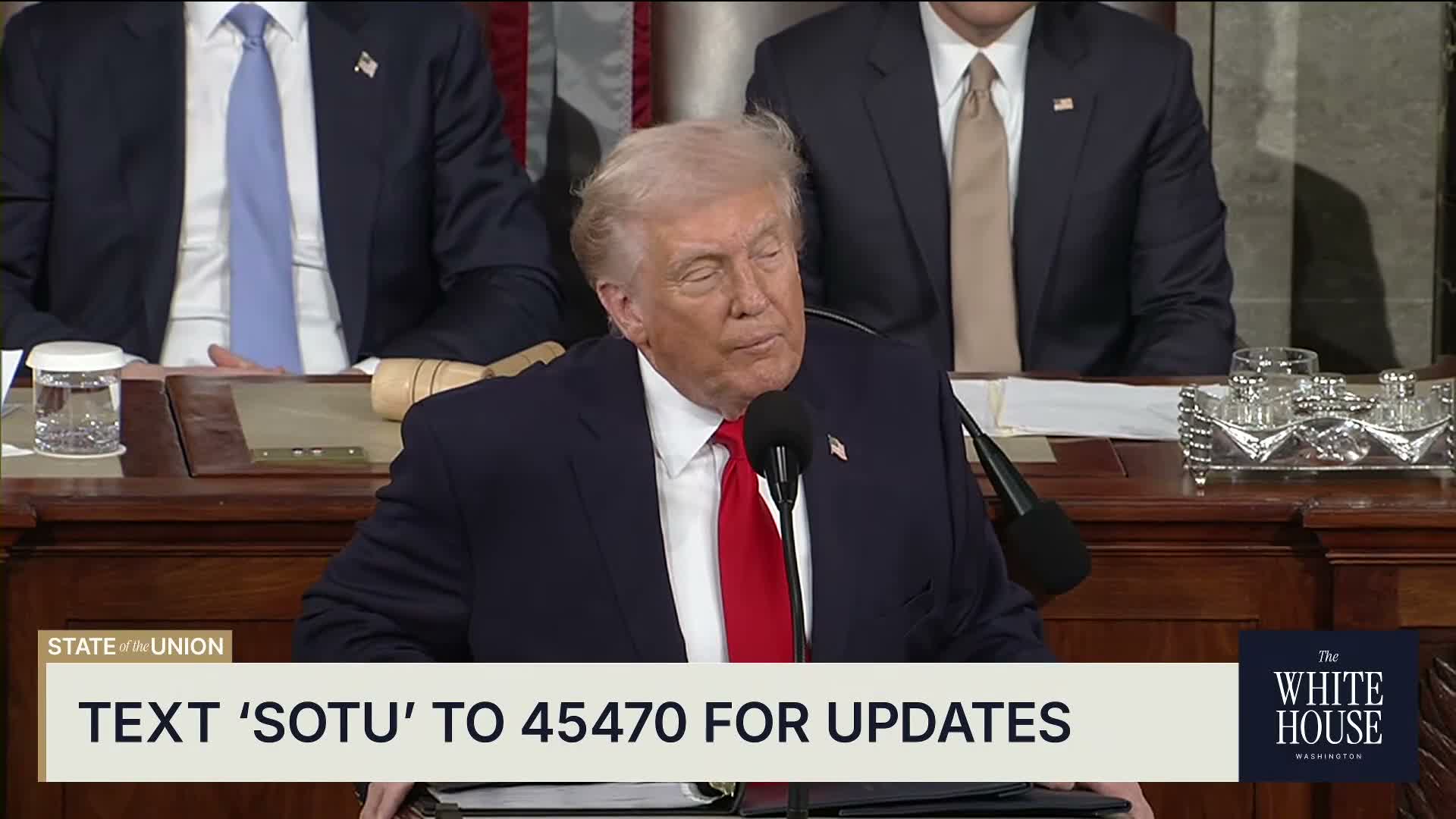 President credits tariffs and trade deals for record investment and jobs, cites $18 trillion figure