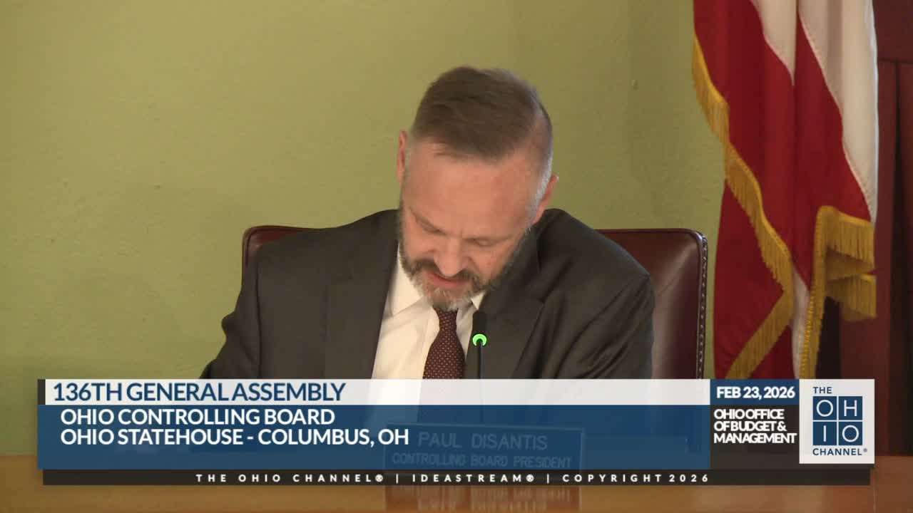 State Controlling Board approves slate of agency requests; two items pass over objection