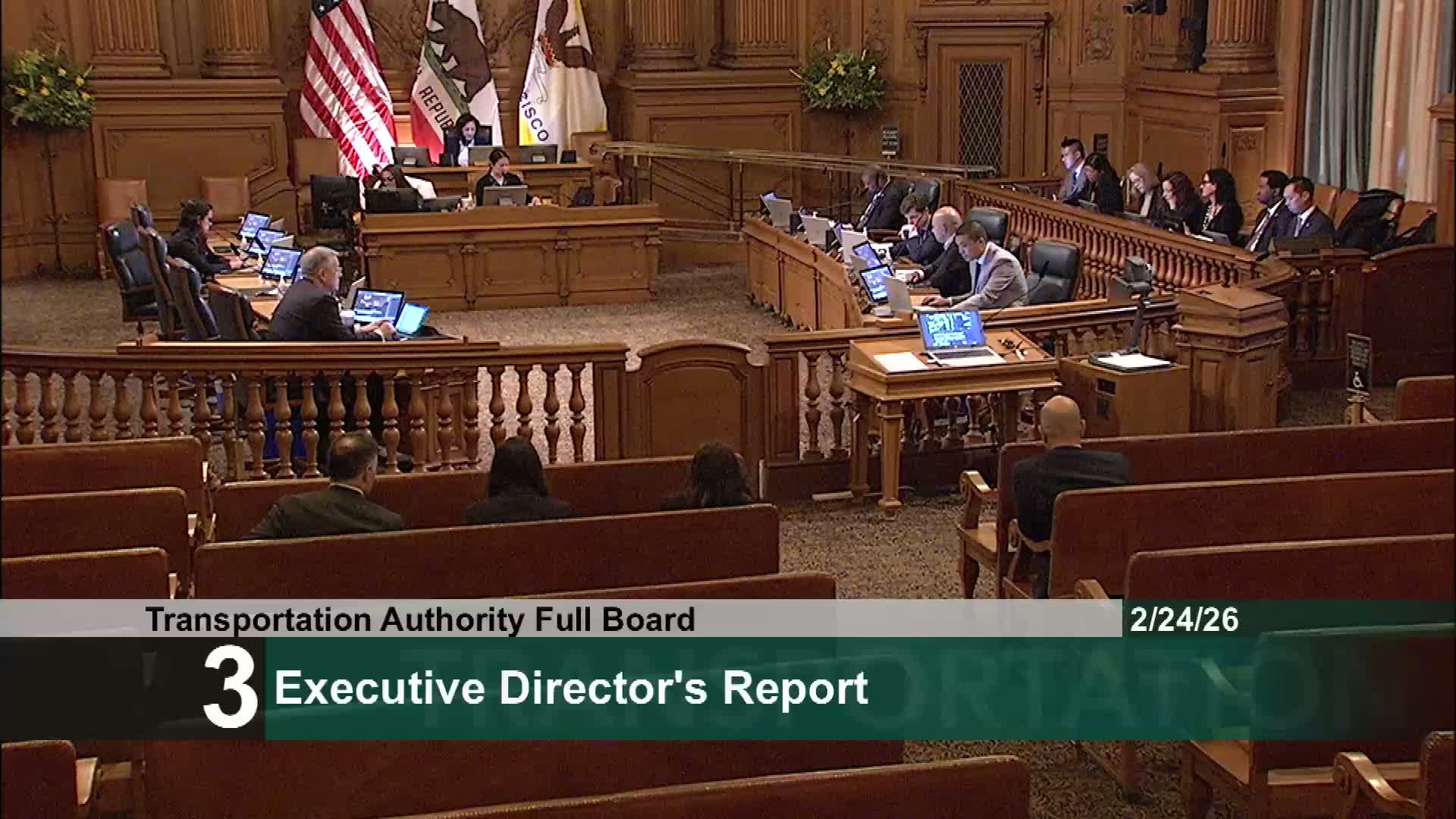Transportation authority approves minutes and consent agenda