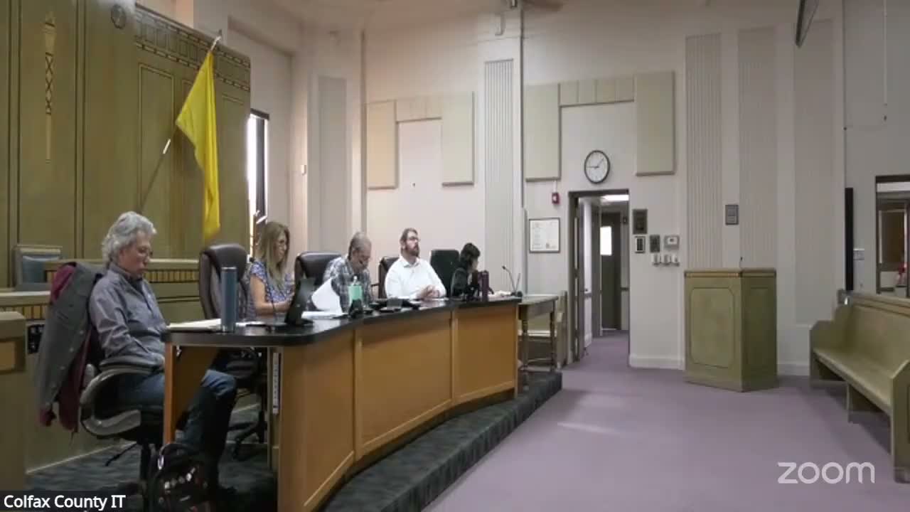 Commission approves Charcoal Burner Race lodgers-tax promotion but requires Colfax County seal on shirts