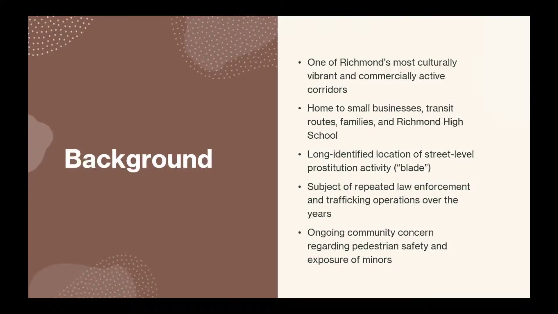 Richmond directs staff to study 'safe walk zone' for 23rd Street, pairing enforcement with outreach and engineering