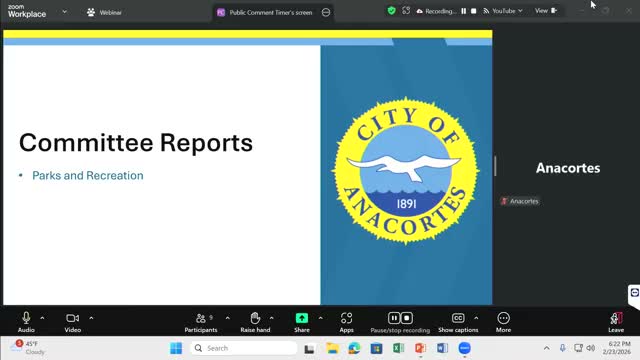 Parks & Recreation committee flags senior meals funding gaps, Ship Harbor boardwalk plan and staffing shortfalls