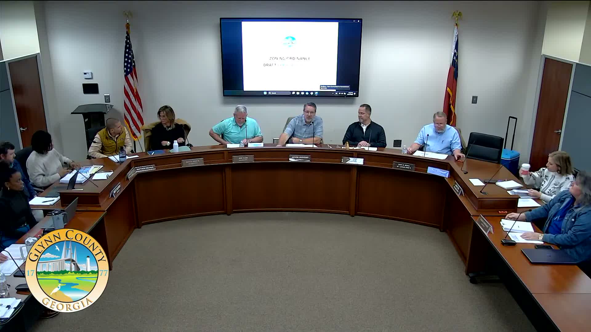 Glynn County planning commission reviews sweeping zoning rewrite; beachfront lighting and traffic studies draw pushback