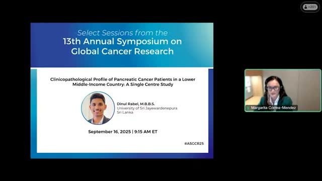 Sri Lanka single-center study finds late presentation, low surgical rates for pancreatic cancer