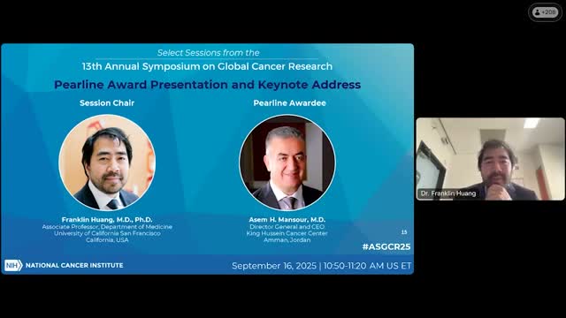 King Hussein Cancer Center: regional oncology hub but faces workforce and access challenges, keynote speaker says