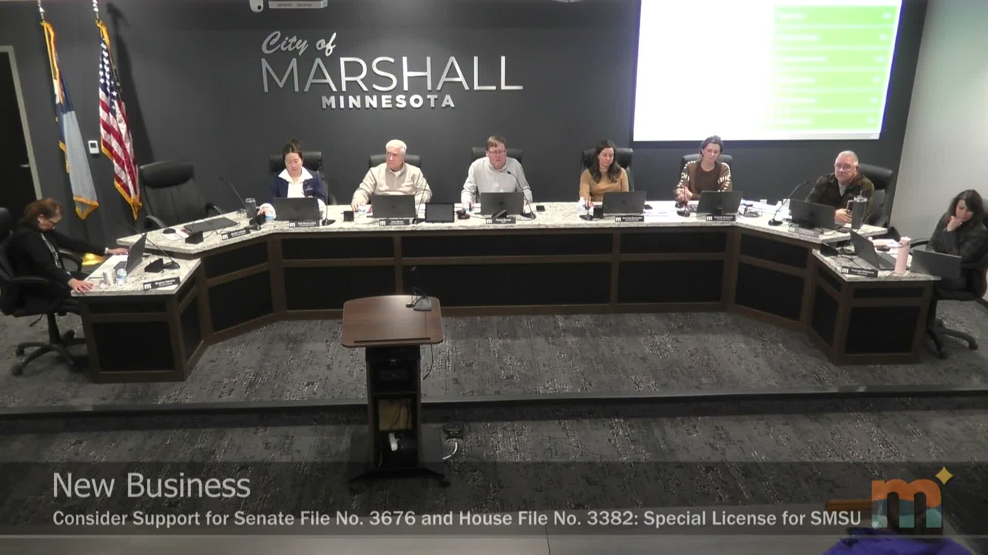 Marshall council backs bills to let SMSU seek on-campus beer and wine sales