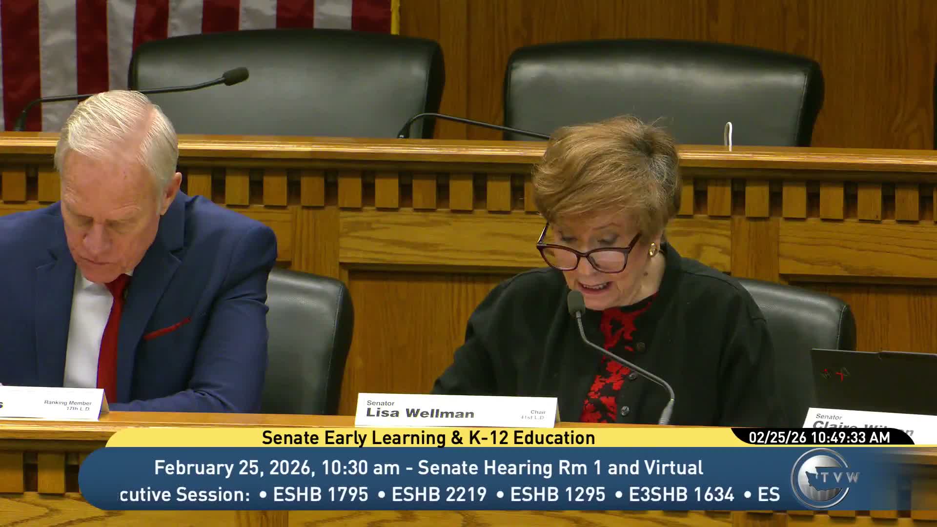 Committee gives due‑pass recommendations to multiple education bills in executive session