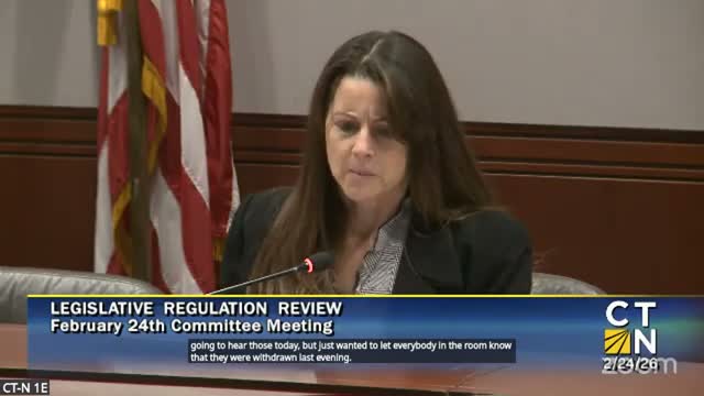 Regulation Review roundup: committee votes on licensing, UCC, child support, video rules; several items approved