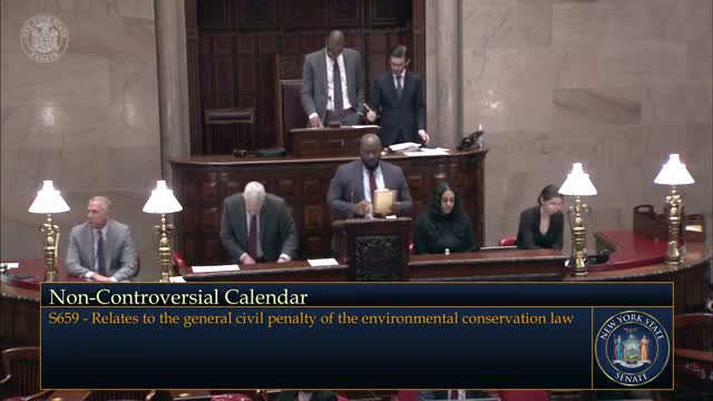 Senate passes package of bills on labor, education and conservation; calendar includes dozens of enactments