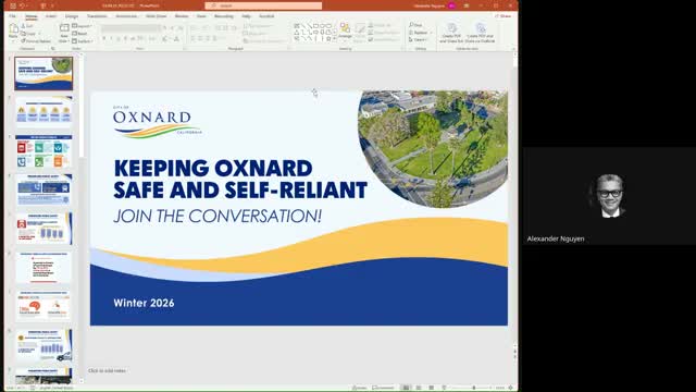 Oxnard City Manager urges residents to complete survey as council prepares five‑year priorities