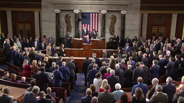 President delivers State of the Union emphasizing tougher immigration policies, economic gains and drug-price plan