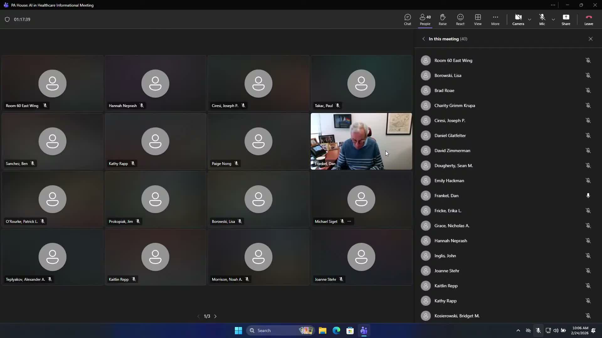 State lawmakers hear experts on AI in health care: promise on efficiency, concerns on costs, evaluation and workforce involvement
